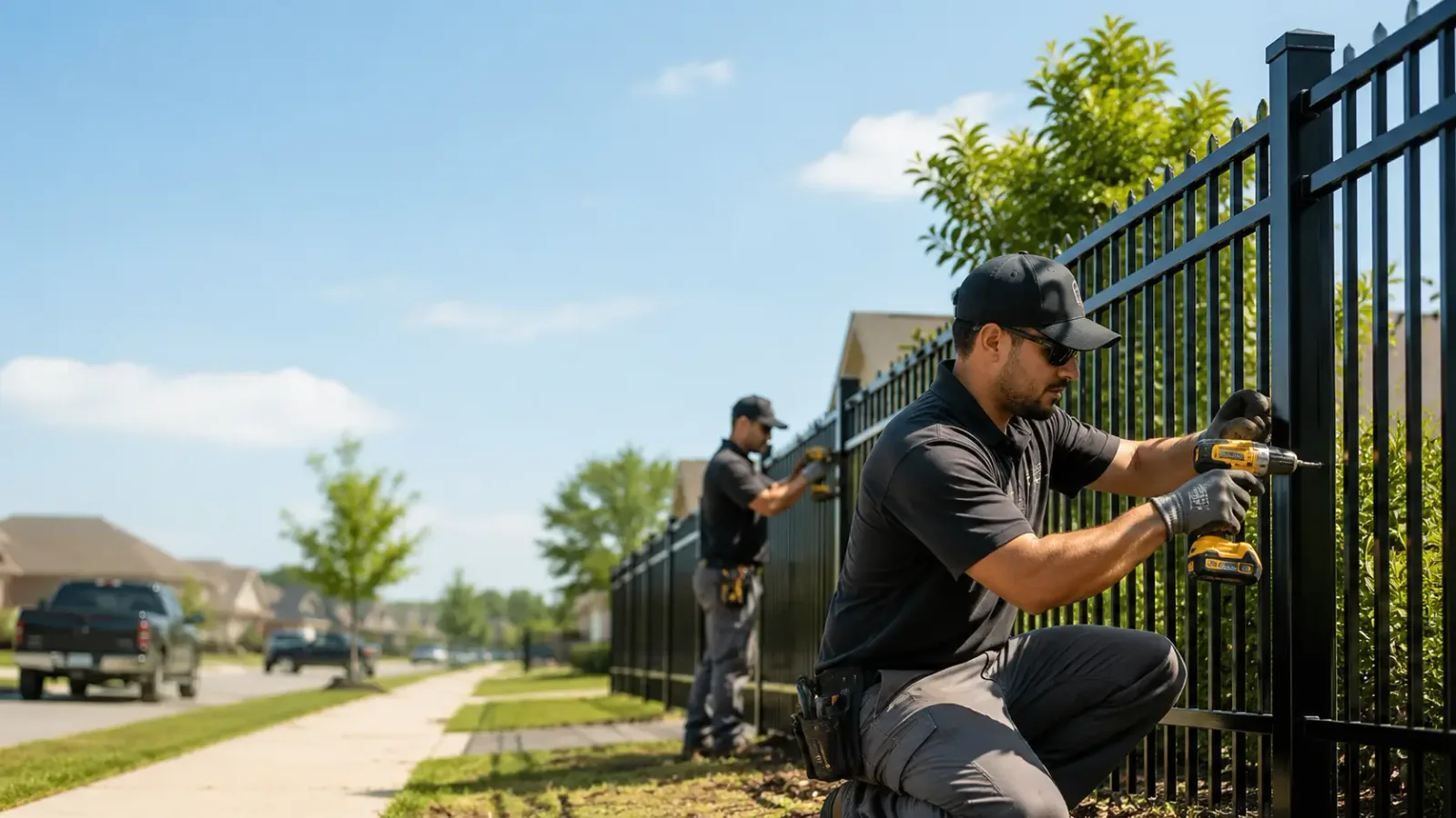 Metal Fence Installation in Walpole, MA